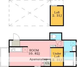 LA LUCE名駅南【2階】の間取り
