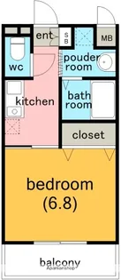 さくら館大秋【2階】の間取り