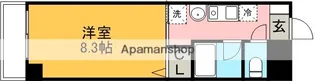 une semaine【6階】の間取り
