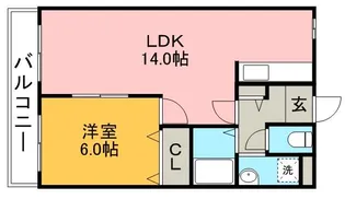 メゾンユーラップ【2階】の間取り