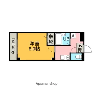 エトワール如意申【2階】の間取り