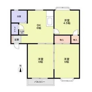 アネックスオガワ【1階】の間取り