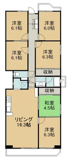 スペクトルティアラ宮町【2階】の間取り