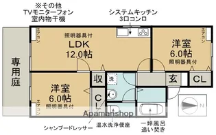 グリーンパーク井上A【1階】の間取り