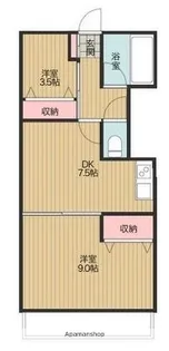 レジデンス丸新【3階】の間取り