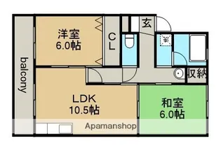 太田ハイム【5階】の間取り