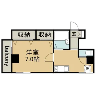 エクセレンス勝川【2階】の間取り