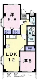 カトレア【4階】の間取り