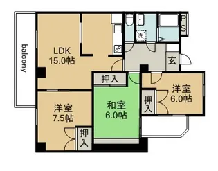 アネックス91【2階】の間取り