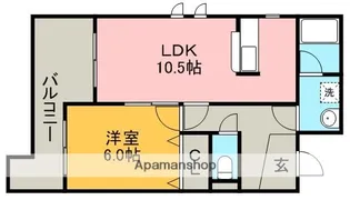 K’Sオーシャン.【3階】の間取り