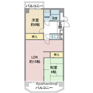トーク21【3階】の間取り