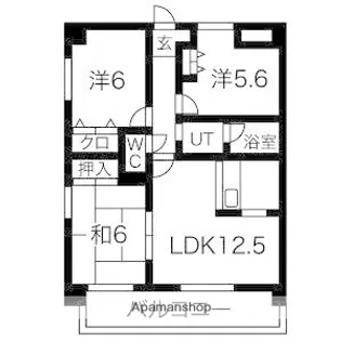 Granville【4階】の間取り