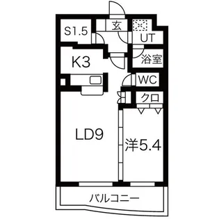 ドエル・マルモ606【3階】の間取り