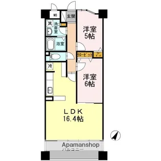 RIVIERAMS【3階】の間取り