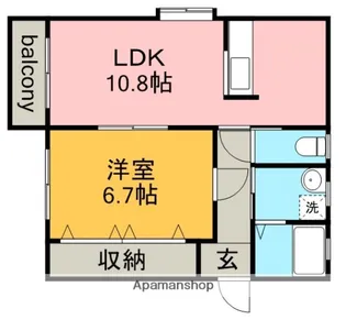 グランヴァリエ【2階】の間取り