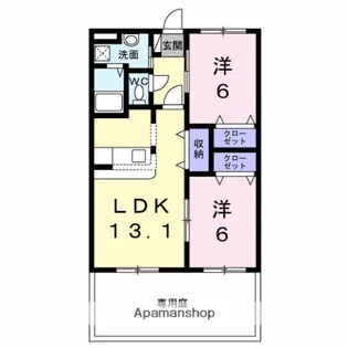 ファミーユ28【1階】の間取り