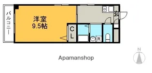 YOSHIX中新【3階】の間取り