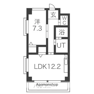 二子山キャッスル【3階】の間取り