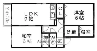 愛知県西春日井郡豊山町大字青山字東栄【アパート】の間取り