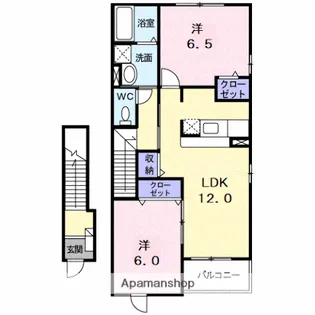 ルネサンス青山【2階】の間取り