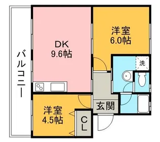 シルエ柏原【2階】の間取り