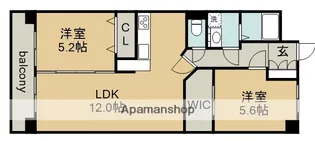 S−FORT春日井【2階】の間取り