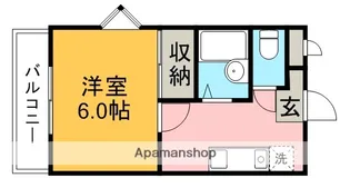 プリミエール八田【4階】の間取り