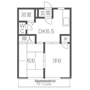 パークハイム【1階】の間取り
