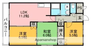 ソレーユ【4階】の間取り