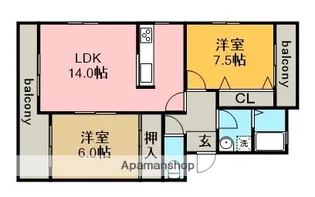 リベル6【1階】の間取り