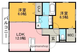 ムーンウェーブ【2階】の間取り