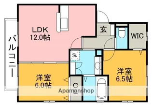 ムーンウェーブ【2階】の間取り