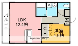ヒルズ四ツ塚【2階】の間取り