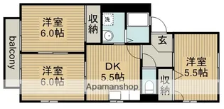 エステート細木【2階】の間取り