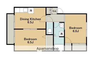 ディアスK&K【2階】の間取り
