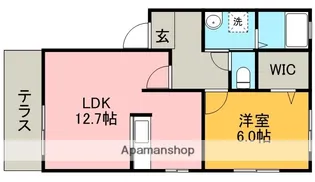 パークハイム朝宮【1階】の間取り