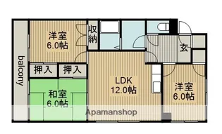 ビレンテ守山【2階】の間取り