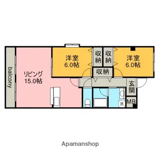 URBAN STAGE 春日井【4階】の間取り