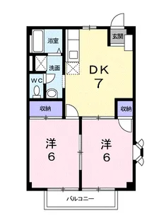 サンビラーゼ【1階】の間取り
