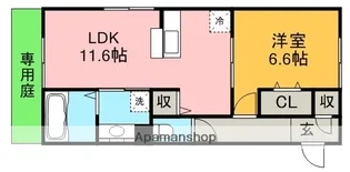 メルベーユ【1階】の間取り