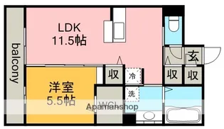 メルベーユ【2階】の間取り