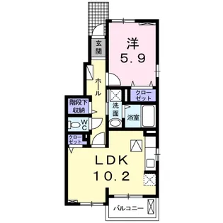シルフィ【1階】の間取り