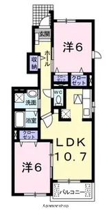 ベルブリーズ【1階】の間取り