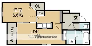 クラール Ⅰ【1階】の間取り