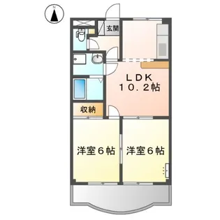 コンフォールN【2階】の間取り