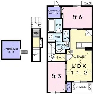 風音Ⅰ(Fuune)【2階】の間取り