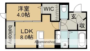 ルーチェ勝川【2階】の間取り