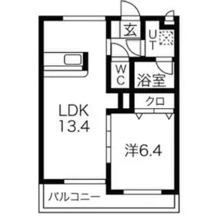 グレースコート神戸【3階】の間取り