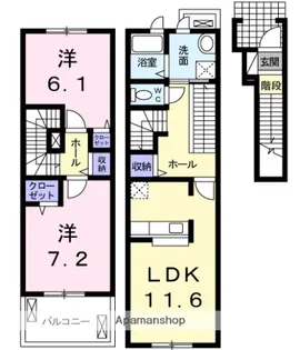 リナリア【2階】の間取り