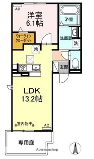 シルエラ【1階】の間取り